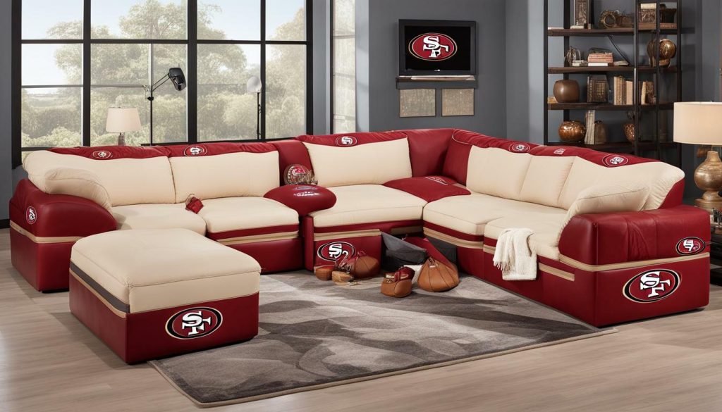 stadium-style sofa