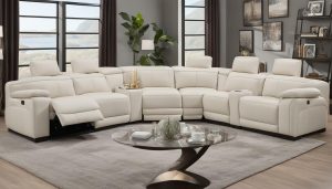 texline 3-piece dual power reclining modular sofa