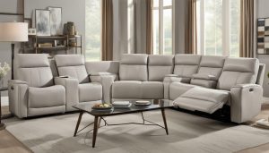 texline 3-piece dual power reclining modular sofa