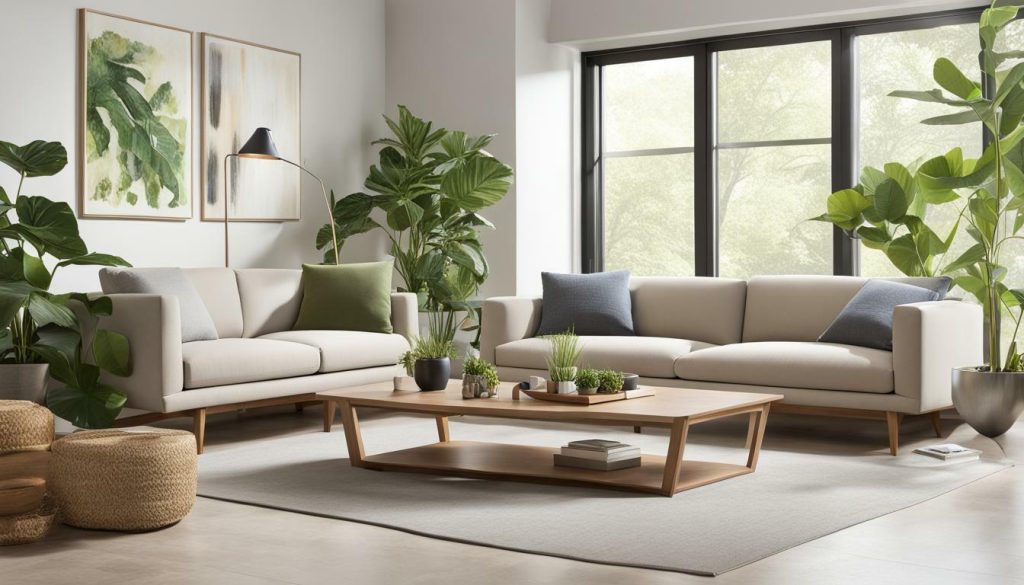 tillary sofa in a modern living room